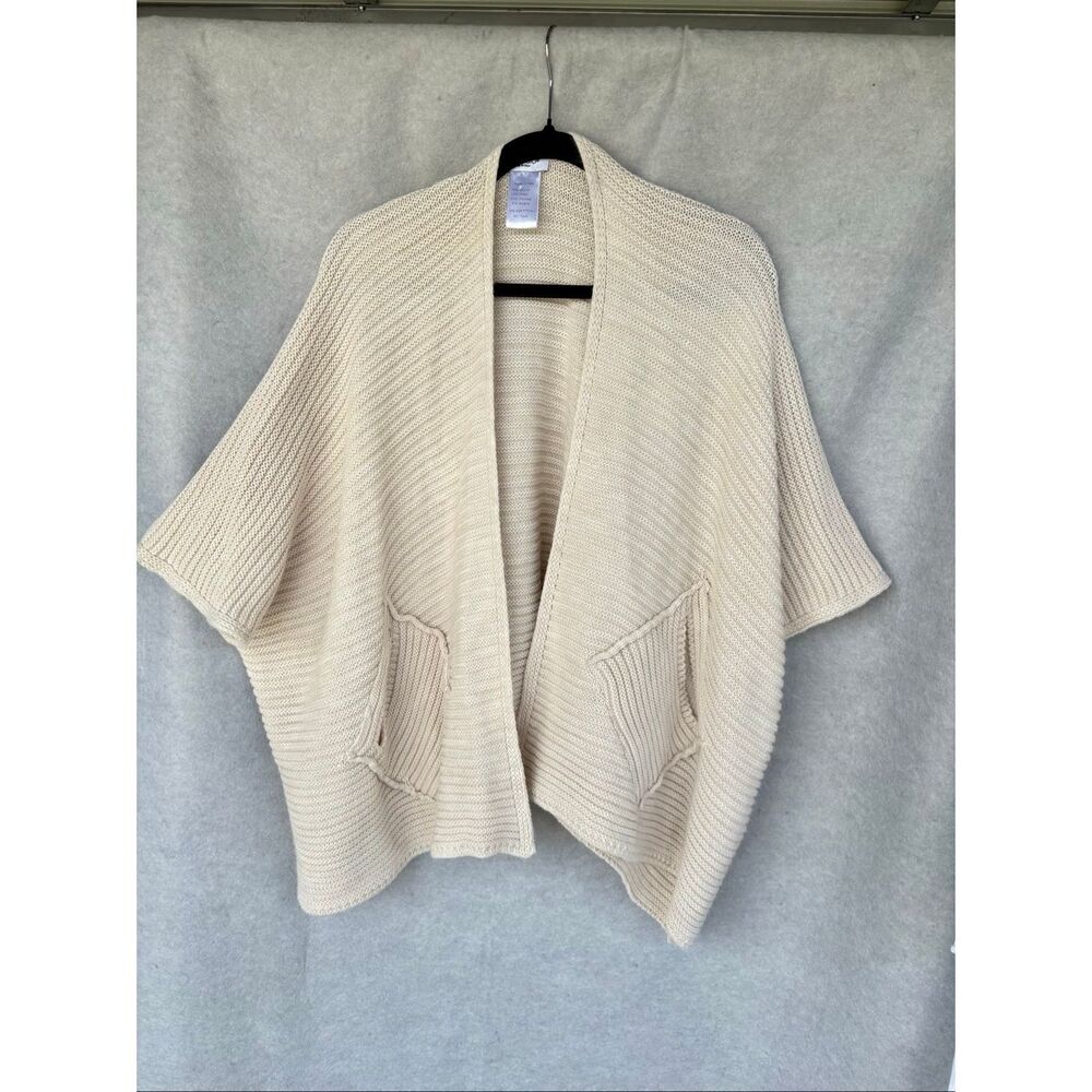 Cocogio Cape Cardigan Women’s One Size Wool Alpaca Blend Open Front Soft Cozy